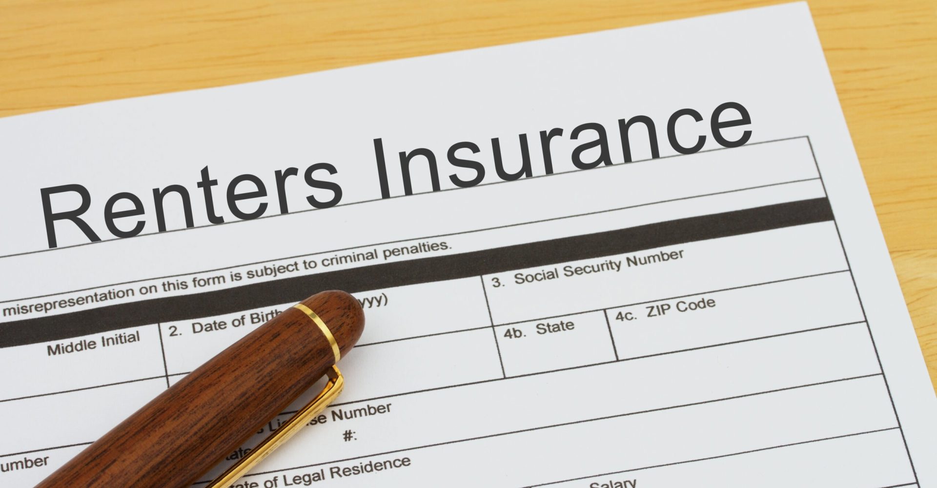 Applying for a Renters Insurance